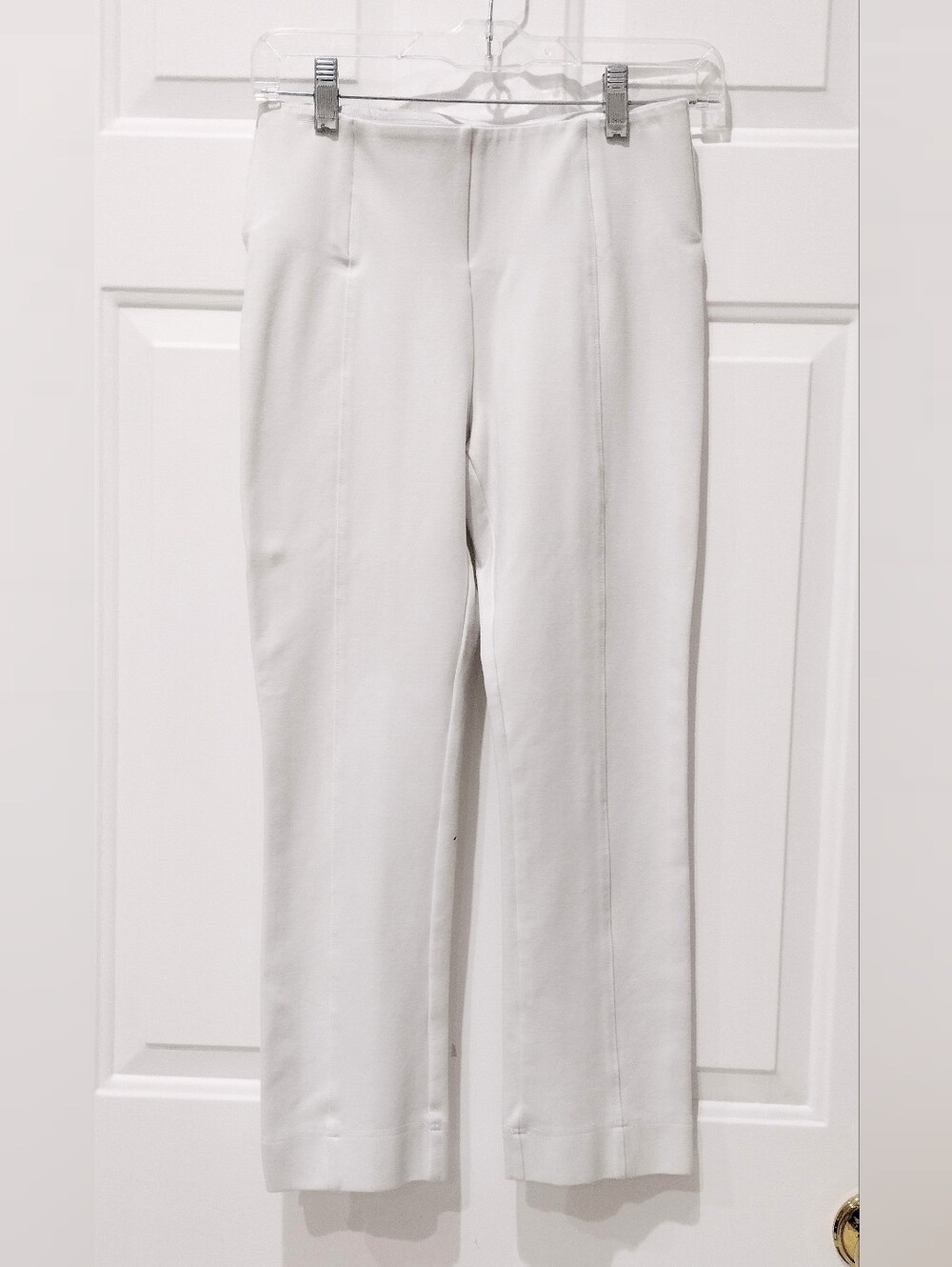 Investments White Straight-Leg Ankle Pants